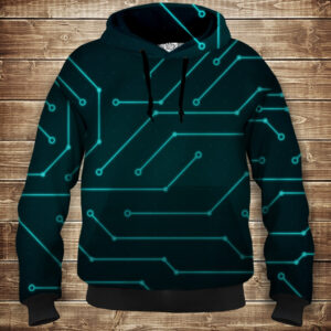 Толстівка з 3D принтом Кіберпанк Дитячі і дорослі розміри. ВСІ Розміри Преміум тканина