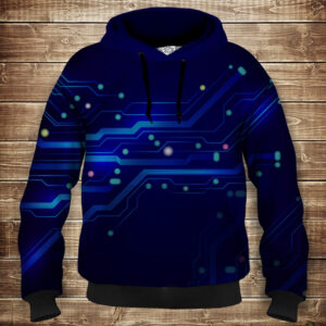 Толстівка з 3D принтом Кіберпанк Дитячі і дорослі розміри. ВСІ Розміри Преміум тканина