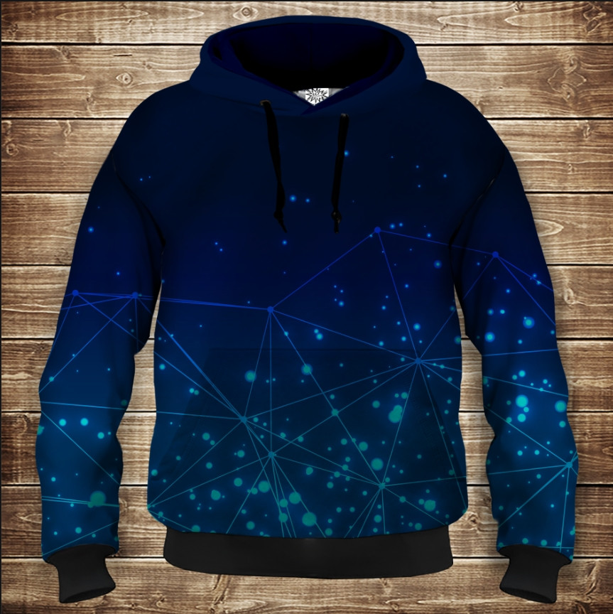 Толстівка з 3D принтом Кіберпанк Дитячі і дорослі розміри. ВСІ Розміри Преміум тканина