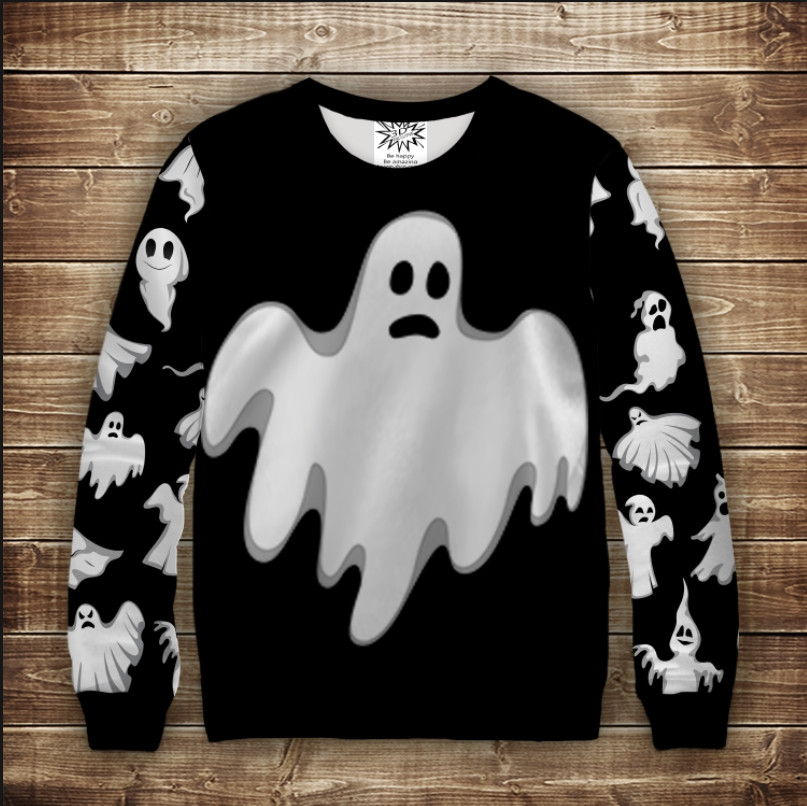 Свитшот с 3D принтом Halloween Привід ВСІ Розміри Преміум тканина