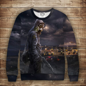 Свитшот с 3D принтом S.T.A.L.K.E.R Сталкер ВСІ Розміри Преміум тканина