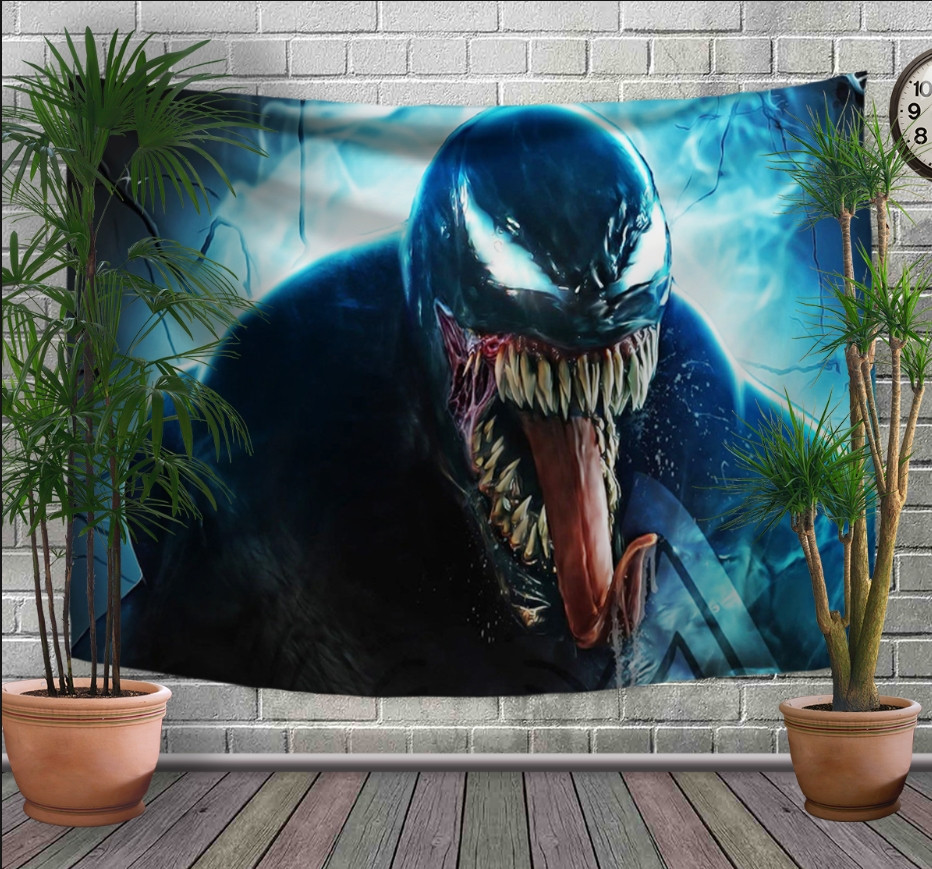 Панно - тапестри (гобелен) с 3D принтом Venom-2. Веном-2