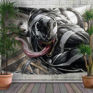 Панно - тапестри (гобелен) с 3D принтом Venom-2.«Веном: Да будет Карнаж»