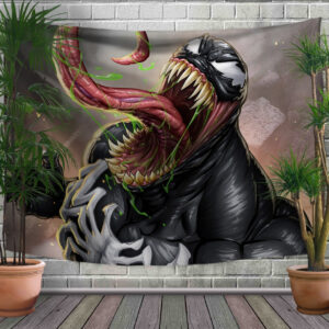 Панно - тапестри (гобелен) с 3D принтом Venom-2.«Веном: Да будет Карнаж»