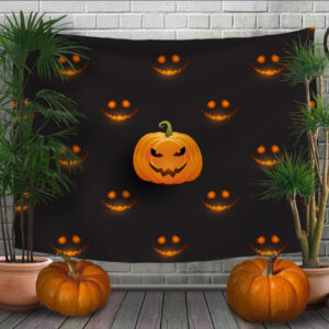 Панно - тапестри (гобелен) с 3D принтом Halloween. Хелловін