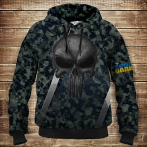 Толстовка унісекс з 3D принтом на тему: Воїн. Патріот України ВСІ Розміри Преміум тканина