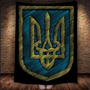 Плед з 3D принтом - Україна 150х200 см.
