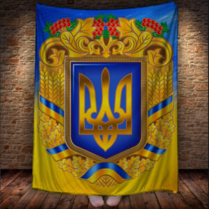 Плед з 3D принтом - Україна 150х200 см.