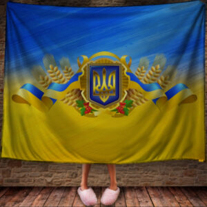 Плед з 3D принтом - Україна 150х200 см.