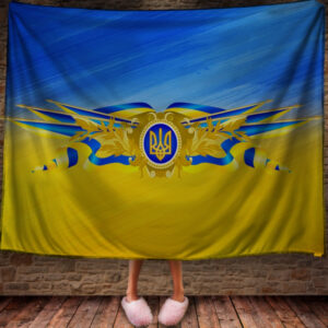 Плед з 3D принтом - Україна 150х200 см.