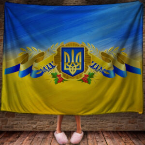 Плед з 3D принтом - Україна 150х200 см.