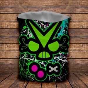 Баф з 3D принтом Virus 8 bit fase ВСІ Розміри