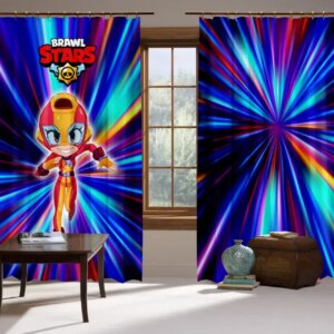 Штори 3D Бравл старс Макс і тунель