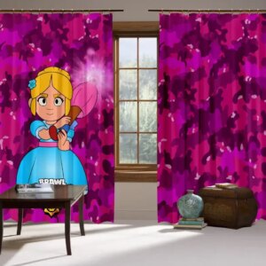 Штори 3D Бравл старс Пайпер