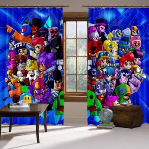 Штори 3D Бравл старс 2020