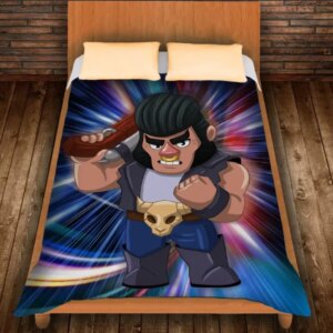 Плед з 3D принтом-Бравл Старс Бул Мен2 150х200 см.