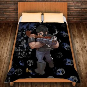 Плед з 3D принтом-Бравл Старс Бул Мен 150х200 см.