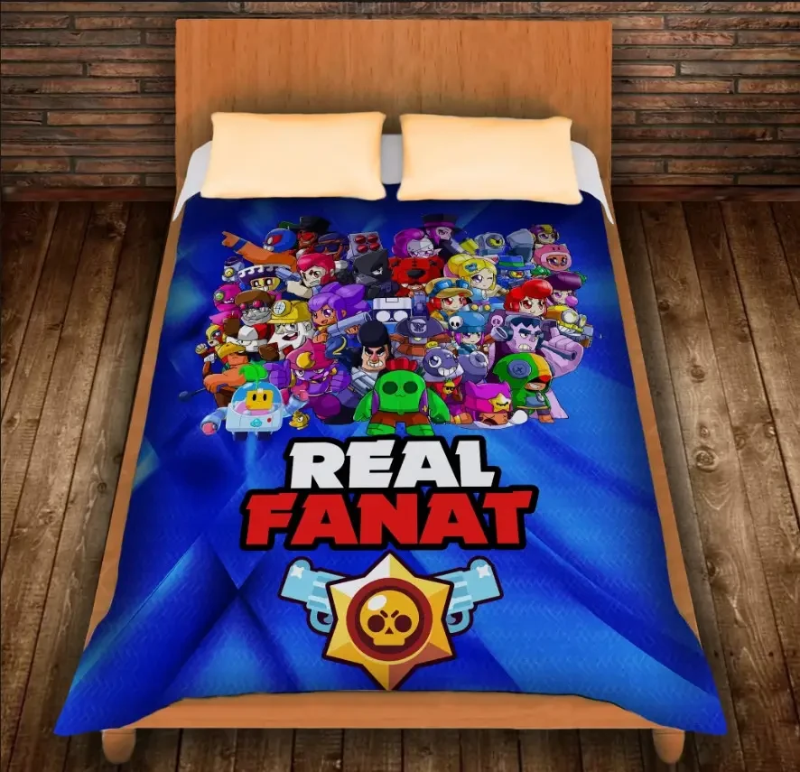 Плед з 3D принтом-Бравл Старс 2020 150х200 см.