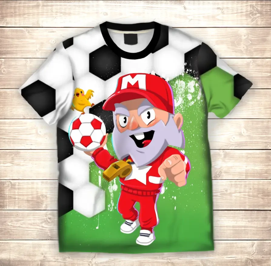 Футболка 3D Футболка 3D Динамайк тренер ВСІ Розміри Преміум тканина