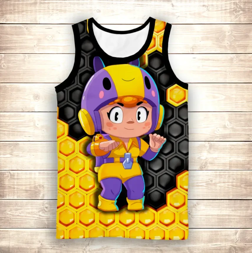 Майка 3D Бравл Старс Беа ВСІ Розміри Преміум тканина