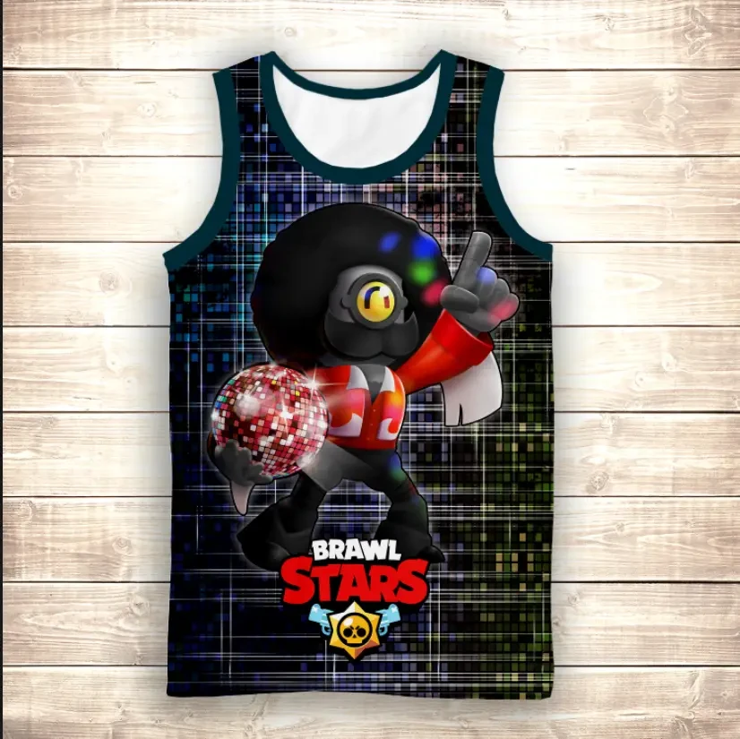 Майка 3D Бравл Старс Барлі Диско ВСІ Розміри Преміум тканина