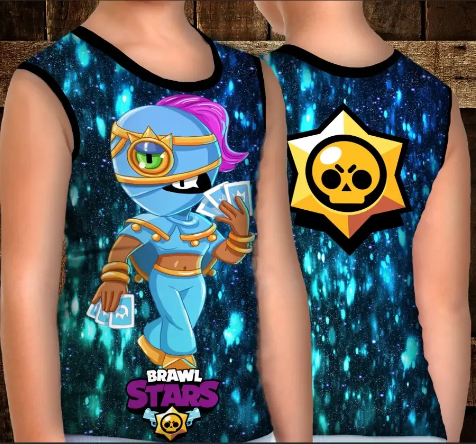 Майка хуліганка з 3D принтом: Тара Магія. Бравл Старс ВСІ Розміри Преміум тканина