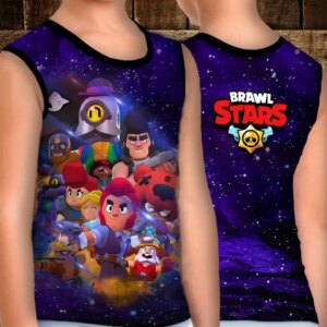 Майка хуліганка з 3D принтом: Месники. Бравл Старс ВСІ Розміри Преміум тканина