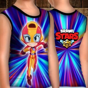 Майка хуліганка з 3D принтом: Макс. Бравл Старс ВСІ Розміри Преміум тканина