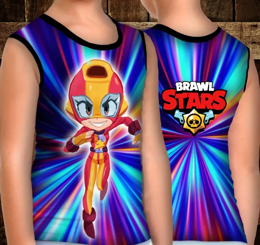 Майка хуліганка з 3D принтом: Макс. Бравл Старс ВСІ Розміри Преміум тканина