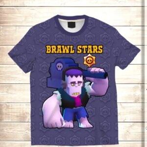 Футболка 3D HELLO FRANK Френк Бравл Старс ВСІ Розміри Преміум тканина