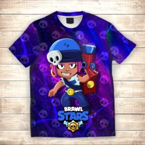 Футболка 3D Пенні Піратка Бравл Старс / Penny Pirat ВСІ Розміри Преміум тканина