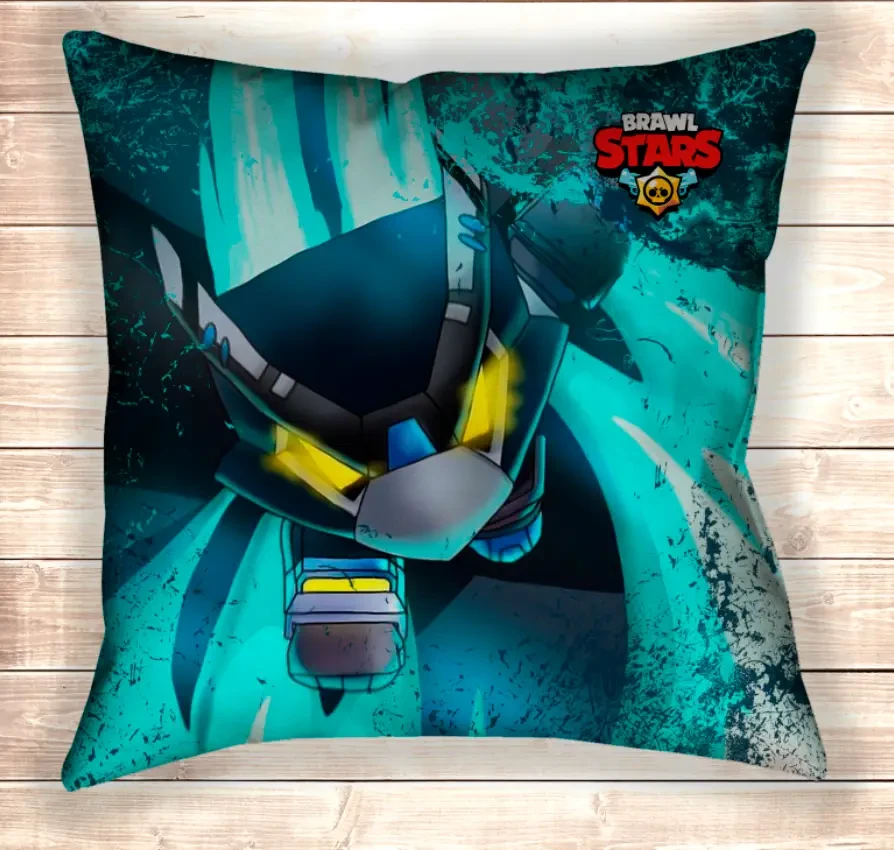 Подушка Ворон Меха 40х40 см.