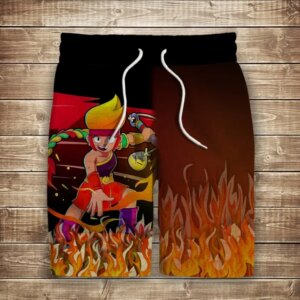 Шорти з 3D принтом на тему: Амбер. Дорослі та Дитячі розміри ВСІ Розміри