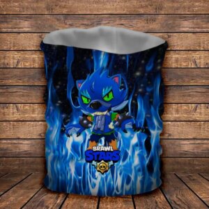 Баф з 3D принтом Leon Werewolf in blue fire ВСІ Розміри