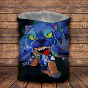 Баф з 3D принтом Leon Werewolf Neon ВСІ Розміри