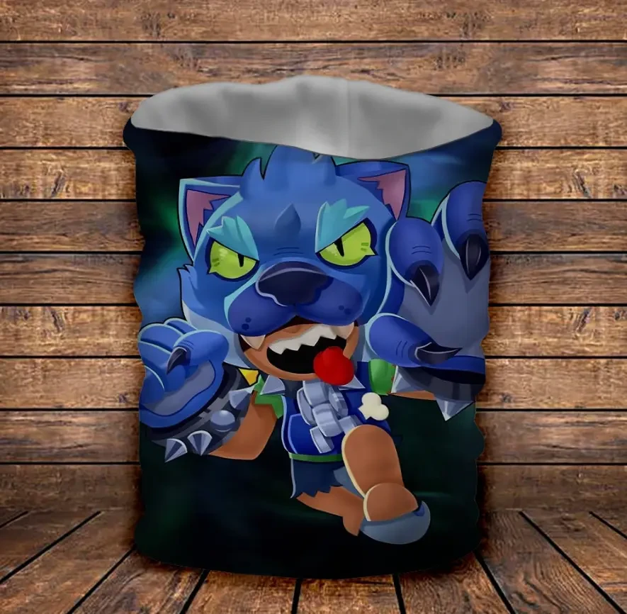 Баф з 3D принтом Leon Werewolf Neon ВСІ Розміри