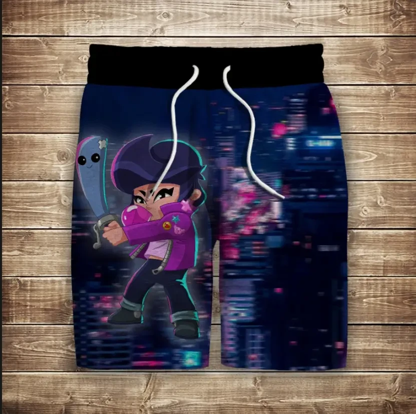 Шорти з 3D принтом на тему: Бібі з битою. Дорослі та Дитячі розміри ВСІ Розміри