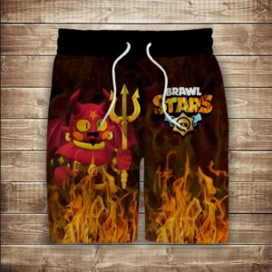 Шорти з 3D принтом на тему: Джин Пекельний. Дорослі та Дитячі розміри ВСІ Розміри