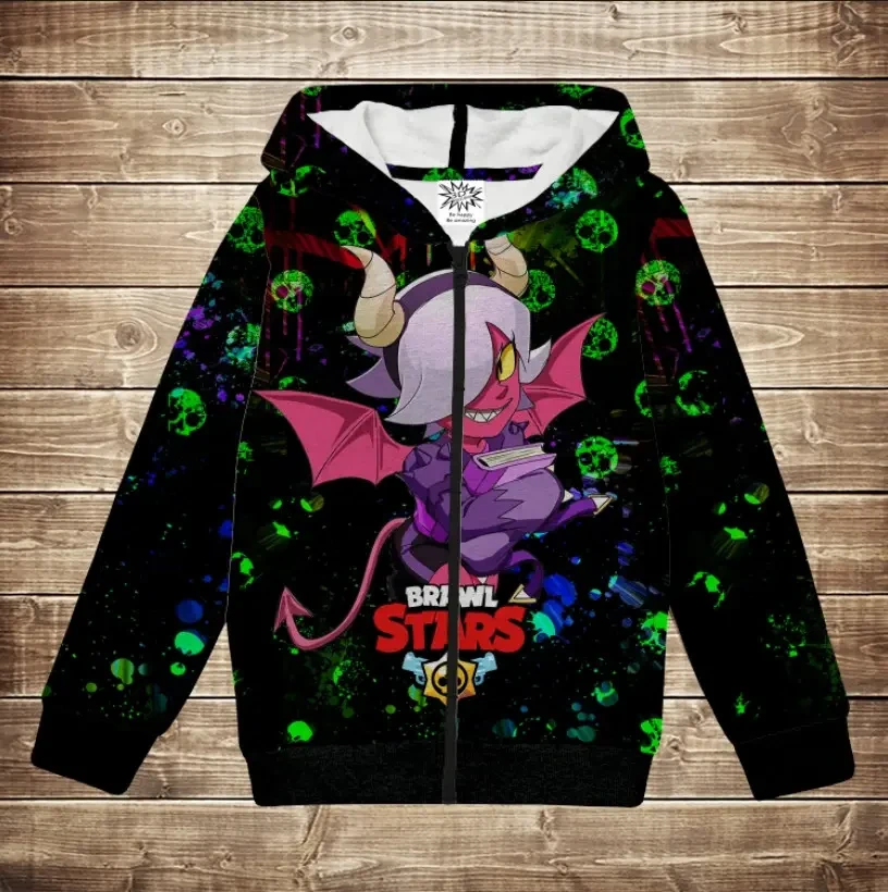 Худі теплий з 3Д принтом Trixie Collete Malefisenta ВСІ Розміри Преміум тканина