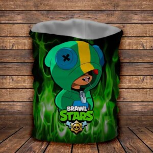 Баф з 3D принтом Leon Werewolf in green fire ВСІ Розміри