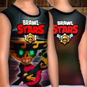 Майка хуліганка з 3D принтом: Покко. Бравл Старс ВСІ Розміри Преміум тканина