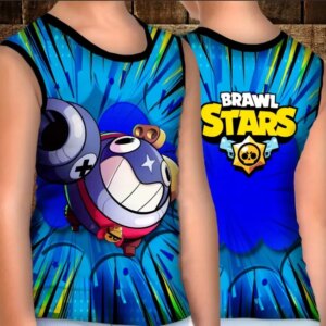 Майка хуліганка з 3D принтом: Тік. Бравл Старс ВСІ Розміри Преміум тканина