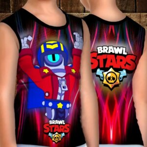 Майка хуліганка з 3D принтом: Стю. Бравл Старс ВСІ Розміри Преміум тканина