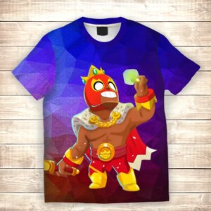 Футболка 3D EL PRIMO KING ВСІ Розміри Преміум тканина