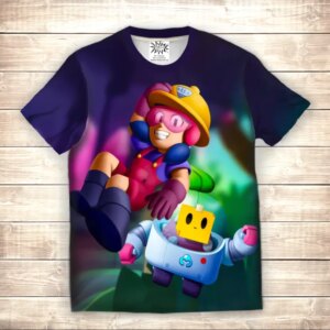 Футболка 3D Джекі і Спраут ВСІ Розміри Преміум тканина