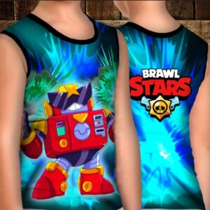 Майка хуліганка з 3D принтом: Вольт. Бравл Старс ВСІ Розміри Преміум тканина