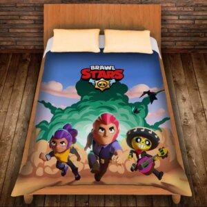 Плед з 3D принтом-Бравл Старс Вибух 150х200 см.