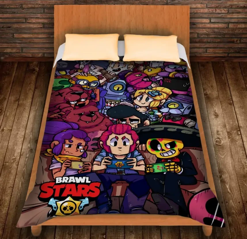 Плед з 3D принтом-Бравл Старс Геймер 150х200 см.