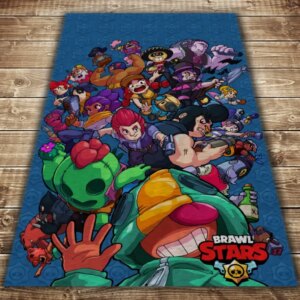 Плед з 3D принтом-Бравл Старс Екшен 150х200 см.