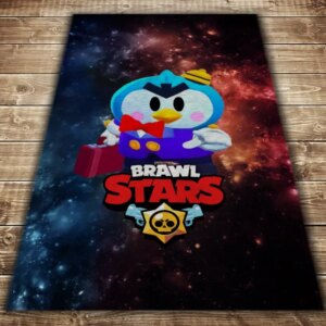 Плед з 3D принтом-Бравл Старс Містер Пі 150х200 см.